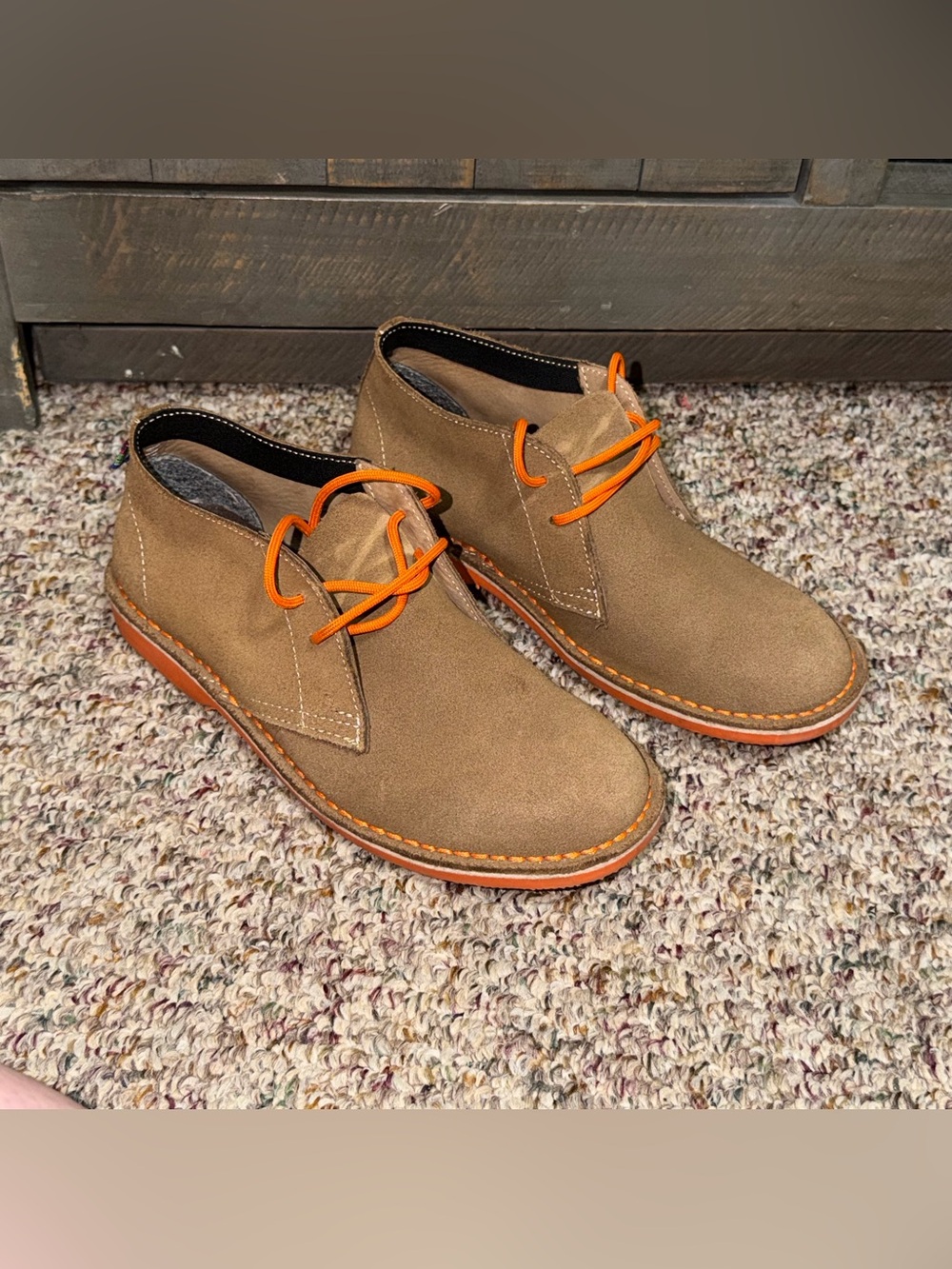 Men's Veldskoen brown lace up Chukka Shoes Men's 7 US